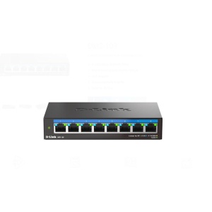D-LINK DMS-108 UNMANAGED SWITCH 8 PORT, Interfata: 8 x 10/100Mbps/1G/2.5G, Auto MDI/MDIX, Capacitate Switch 40 Gbps, Packet Forwarding Rate: 29.76 Mpps, Dimensiuni: 145 x 82 x 28 mm, Greutate: 343g