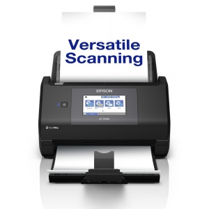 EPSON WORKFORCE ES-590W A4 SCANNER, Format A4, Scanner CIS, Sursa lumina LED, Rezolutie: 600 x 600 DPI, Senzor ultrasonic, Touchscreen 10.9cm, Viteza scanare: 45ppm, Capacitate : 100 coli, Volum zilnic:5000 pagini, Duplex single pass, Interfata: USB, - Img 2