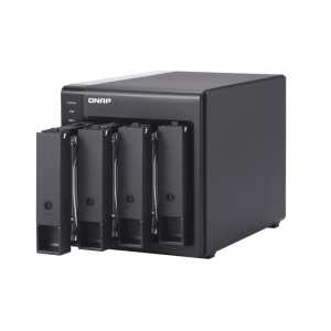 Extensie USB QNAP TR-004 4-Bay, 2.5/3.5 SATA 3Gbps HDD (compatibile cu SATA 6Gbs/, 3Gb/s, neincluse), 1xUSB3.0 (type-c), tower, PSU adaptor 65W, garantie 2 ani - Img 2