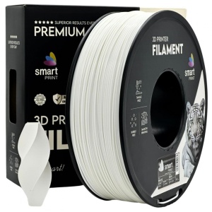 Filament 3D Smart Print, Diamentru 1.75mm, Greutate: 1KG, Culoare: Alb, Material: ABS+, Temperatura: 220-250c.