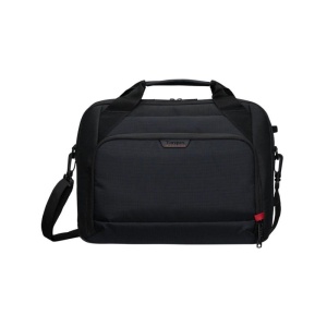 Geanta laptop Targus Classic EcoSmart® Briefcase, pentru laptopuri de 13-14”, dimensiuni: 10.23" x 2.55" x 10.82", dimensiuni compartiment laptop: 12.8" x 8.9", capacitate 4.6 L, negru