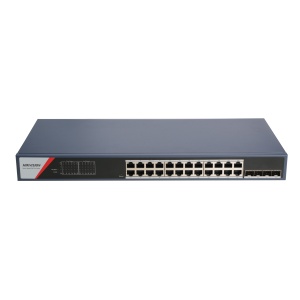 HK SWITCH POE 24 PORTURI SMART MANAGED DS-3E1528P-SI-24P4F