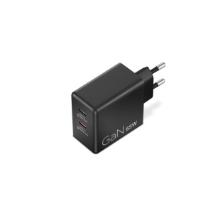 Incarcator Lenovo Dual USB-C 65W GaN; Port de incarcare: 2x USB-C; Input Power: 100-240~50/60Hz 1.5A; Lungime/ Tip cablu: 1.5M /Type C; Conectivitate: 2 pin; Dimensiuni (L x D x H): 120 mm x 120 mm x 35 mm; Greutate: 0.225 kg; Garantie: 1 an