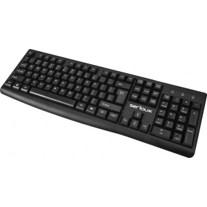 Kit Serioux cu fir, Tastatura: interfata USB, 104 taste, material ABS, US layout, lungime cablu 1.5m PVC, dimensiuni 440*159*25mm, negru, Mouse: interfata USB, 6 butoane, polling rate 125 Hz, rezolutie DPI 800-1200-1600DPI, lungime cablu 1.5m PVC, - Img 5