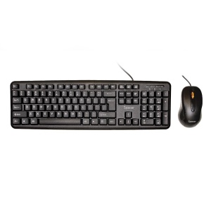 KIT Tastatura si Mouse Spacer SPDS-S6201 cu fir, USB, tastatura „SPKB- S62" + mouse optic „SPMO-F01", black, „SPDS-S6201” - Img 2