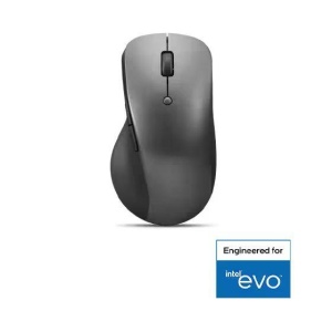 Lenovo Professional Bluetooth Rechargeable Mouse, Color Storm grey, Cable Length/Type USB-A to USB-C Charging Cable, length 50 cm (19.7 inches), Battery Life Up to 3 months in single charge (may vary based on usage), DPI - Three-stage DPI setting (800,