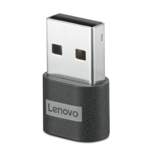 Lenovo USB-C to USB-A Adapter; Weight: 2.5g; Connectivity: USB-C to USB-A; Color: Black; Max Power Consumption: 500mA; Warranty Period: 1Y