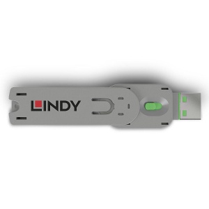 Lindy USB A Port Blocker (fara cheie) Green Description USB Type A Dimensions (approx.) WxDxH - 18x75.16x12mm (0.71x2.96x0.47in) Housing Material - ABS Net Weight - 0.008kg (0.02lb) Colour Code - Green Packaging Type - Polybag Packaging Dimensions - - Img 2