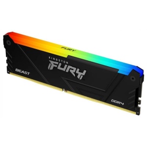 Memorie Ram Kingston DDR4 8GB 2666Mhz CL16 1.2V Fury Beast RGB Black PnP