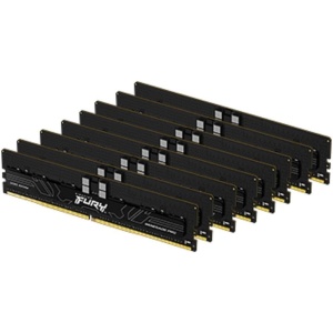 Memorie RAM Kingston DDR5 256GB 6000Mhz CL32 1.35V Octa Channel Kit Fury Renegade PRO RDIMM Black XMP