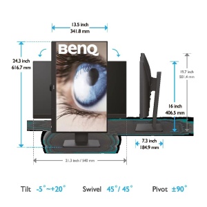 Monitor BenQ 23.8" GW2485TC - Img 6