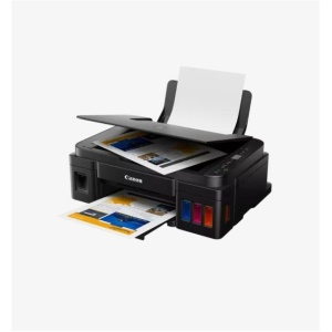 Multifunctional inkjet color CISS Canon PIXMA G2410, dimensiune A4 (Printare, Copiere, Scanare), viteza 8.8 ipm alb-negru, 5 ipm color,rezolutie printare 4800x1200 dpi, imprimare fara margini, alimentare hartie 100 coli, scanner CIS rezolutie 600x1200 - Img 2