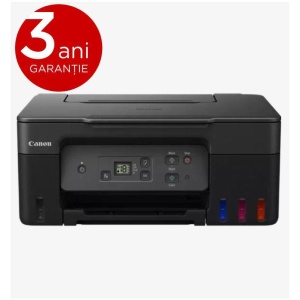 "Multifunctional inkjet color CISS Canon PIXMA G2470, dimensiune A4(Printare, Copiere, Scanare), viteza imprimare 11ipm alb-negru, 6ipm color,rezolutie printare 4800x1200 dpi, imprimare fara margini, alimentarehartie 100 coli, scanner CIS rezolutie