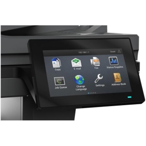 Multifunctional laser monocrom Lexmark MX532adwe, A4, Imprimare/Scanare/Copiere/fax analog,Grup de lucru mediu, Ecran tactil color Lexmark e-Task de 4,3 inchi (10,9 cm), Alimentator multifuncţional de 100 de coli, Tavă de ieşire de 250 de coli, Unitate - Img 2