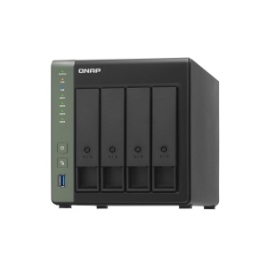 NAS QNAP 431X3 4-Bay, CPU Annapurna Labs Alpine AL314 1.7GHz Quad Core, RAM 4GB DDR3L SODIMM (Max. 8GB), 2.5"/3.5" SATA 6Gbps HDD (neincluse), LAN: 1 x 10GbE SFP+, 1 x 2.5GbE + 1 x GbE, USB3.2 Gen2: 3, tower, adaptor alimentare, garantie 2 ani