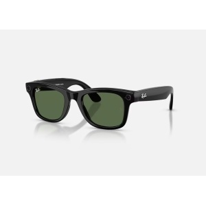 ORW4012 META WAYFARER High Bridge Fit - Shiny Black - Graphite Green Transitions® Gen 2