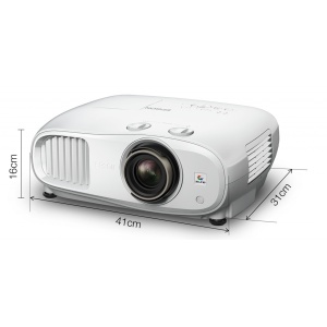 Proiector Epson EH-TW7100, 3LCD, 4K PRO-UHD, 3.000 lumeni, 16:9, 100.000:1, lampa 3.500 ore/ 5.000 ore, dimensiune maxima imagine 500", 2 * USB 2.0 Type A, USB 2.0 Type Mini-B, 2* HDMI, Bluetooth, audio in/ out, Kensington lock, 4K enhancement, Wireless - Img 3