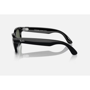 Ray-Ban Meta Wayfarer AI Glasses Shiny Black/G-15 Green - Img 3