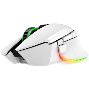 Razer Basilisk V3 Pro 35K, wireless, bluetooth, rezolutie maxima 35000 DPI, iluminare Razer Chroma™ RGB, senzor Focus Pro 35K Optical Sensor Gen-2, alb - Img 3
