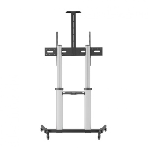 Stand TV mobil Serioux 44-610TW, dimensiuni 1292x717x2327mm, compatibiliate dimensiune ecran 60"-100", VESA: 200x200, 400x200, 300x300, 400x400, 600x400, 800x400, 800x600, 1000x600, greutate maximă suportata: 100 kg, interval de înclinare: +5°~-10°, - Img 8