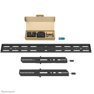Suport perete Neomounts WL30S-850BL18; pentru display-uri cu diagonale 43"-98", sistem de prindere VESA 100x100~800x400, greutate maxima suportata 100kg, fix, distanta fata de perete 33mm; micro adjustment, lockable (lock included); culoare negru. - Img 2