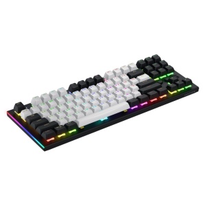 Tastatura mecanica cu fir Hator Gravity TKL conectivitate USB, polling rate 1000Hz, iluminare RGB cu functia de a customiza fiecare tasta individual, tip switch HATOR Aurum Orange Linear rev.2.0, durata de viata switch 70M de clickuri, material taste - Img 4