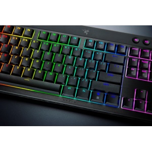 Tastatura mecanica wireless Razer Blackwidow V4 Low profile HyperSpeed, switch Razer™ Low-profile Mechanical Switches (Orange Tactile), 110 taste, iluminare Razer™ Chroma RGB, negru