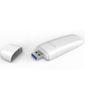 Tenda USB Adapter U18, AX1800 Dual-band Wireless, WI-FI 6, USB 3.0, Antena PIFA, Dimensiuni: 93.8 x 30.2 x 13.4 mm, Standard wireless: IEEE802.11ax/ac/n/a 5 GHz, IEEE802.11ax/b/g/n 2.4 GHz, Viteza transfer: 5 GHz: pana la 1201 Mbps, 2.4 GHz: pana la 574 - Img 2