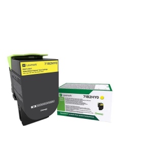 Toner Lexmark 71B2HY0, yellow ,return program ,3.5k,CX417DE, CX517DE, CS417DN, CS517DE