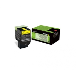 Toner Lexmark 80C2HY0, yellow, 3 k, CX410de , CX410de with 3 yearOnsite Service , CX410dte , CX410e , CX510de , CX510de Statoil ,CX510dhe , CX510dthe