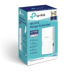 TP-link AX1500 Wi-Fi Range Extender, RE500X, 1 Port Ethernet Gigabit, 2 Antene interne, Standarde Wireless, IEEE 802.11a/n/ac/ax 5GHz, IEEE 802.11b/g/n 2.4GHz, frecventa 2.4, 5 Ghz, 300 Mbps at 2.4GHz, 1200 Mbps at 5GHz. - Img 3