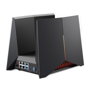 TP-LINK Router wireless TRi-Band Archer GE800, Otel inoxidabil, BE19000, Viteze wireless: • 6 GHz: 11520 Mbps (802.11be), 5 GHz: 5760 Mbps (802.11be), 2.4 GHz: 1376 Mbps (802.11be), 8 x antene interne, , Mod Access Point, Interfata: 1× port WAN/LAN de 10 - Img 3