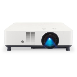 Videoproiector Sony VPL-PHZ61, 3LCD laser WUXGA 1920* 1200, 16:10, zoom 1.6x, 4K 60P input support, dimensiune maxima imagine 300", 7.000 lumeni, contrast ∞:1, +/-30 degrees correction, Mini D-sub 15 pin, D-sub 9-pin, audio in/ out, 2* HDMI, RJ45,
