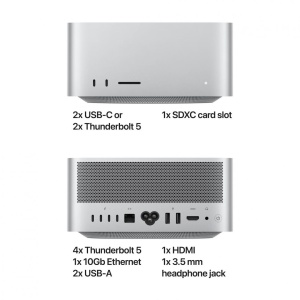 Apple Mac Studio M3 Ultra (CPU 28-core, GPU 60-core, Neural Engine 32-Core)/96GB/1TB - Img 3