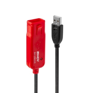 Cablu Lindy Active ExtensionPro LY-42780, USB 2.0, 8m, negru - Img 1