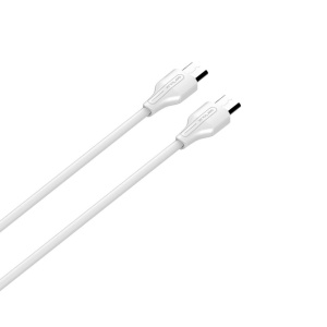 Cablu Serioux TYPE-C - TYPE-C 2M 60W.Lungime: 200 cm, Ieșire: 65W, tip cablu: USB-C la USB-C, culoare: Alb , funcție: încărcare și sincronizare - Img 2