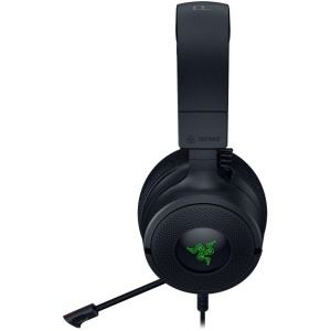 Casti gaming Razer Kraken V4 X, frecventa raspuns 20 Hz – 28 kHz, impendanta 32 Ω, driver customized Dynamic 40 mm Drivers, sensibilitate 96 dBSPL/mW at 1 kHz by HATS, frecventa microfon 100 Hz – 10 kHz, sensibilitate microfon -42 ± 3 dBV/Pa, 1 kHz, - Img 3