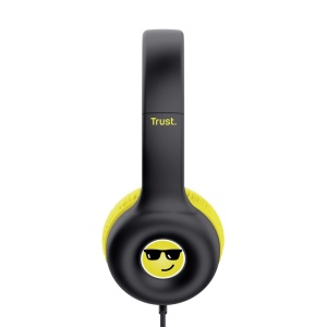 Casti Trust Nouna cu fir kids, frecventa raspuns 20 Hz - 20.000 Hz, senzitivitate 92 dB, negru - Img 4