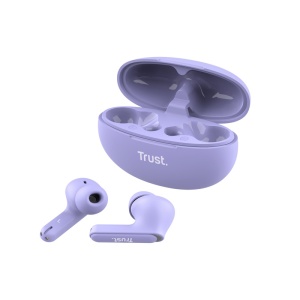 Casti Trust Yavi earbuds BT, frecventa raspuns 20 Hz - 20.000 Hz, mov - Img 3