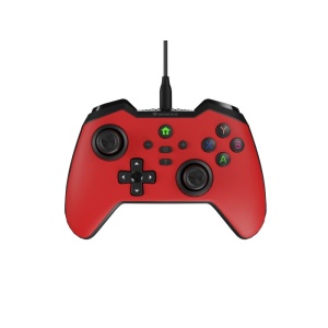 Controller cu fir Genesis Mangan 300, tip Analog/Digital, interfata USB, numar butoane 19, lungime cablu 200 cm, compatibilitate PC, ROG Ally, Nintendo Switch, Steam Deck, rosu