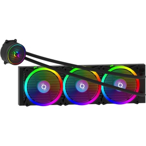 Cooler Procesor AQIRYS AQUARIUS 360 AIO, Lichid, 3 ventilatoare, aRGB - Img 2