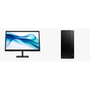 Desktop + Monitor HP 290 G9 Tower, Intel Core i7-14700 20 Core (2.1GHz, up to 5.4GHz, 33MB), video integrat Intel UHD Graphics, RAM 16GB DDR4 3200MHz (1x16GB), SSD 1TB 2280 PCIe NVMe, DVD+/-RW, LAN 10/100/1000, porturi: 4 x USB 2.0/ 4x USB Type-A 5Gbps/