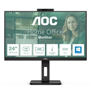 Monitor AOC 23.8" 24P3CW, Diagonal (inch): 23.8, Diagonal (cm): 60.5, Aspect ratio: 16:9, Panel: IPS, Resolution: 1920x1080, Refresh Rate: 75Hz, Response time GtG: 4ms, Brightness (max): 300 cd/m², Contrast (static) : 1000:1, Contrast (dynamic): 50M:1,