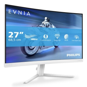 Monitor Philips 27" 27M2C5501/00, Curvature: 1500R, Diagonal (inch): 27, Diagonal (cm): 69, Aspect ratio: 16:9, Panel: VA, Resolution: 1920x1080, Refresh Rate: 180Hz, Response time GtG: 1ms, Brightness (max): 300 cd/m², Contrast (static) : 5000:1, - Img 2