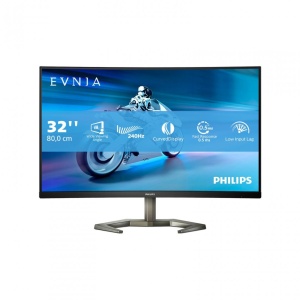Monitor Philips 31.2" 32M1C5200W/00, Curvature: 1500R, Diagonal (inch): 31.2, Diagonal (cm): 80, Aspect ratio: 16:9, Panel: VA, Resolution: 1920x1080, Refresh Rate: 240Hz, Response time GtG: 4ms, Response time MPRT: 0.5ms, Brightness (max): 300 cd/m², - Img 2