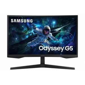 Monitor Samsung 27" LS27CG552EUXEN, Curvature: 1000R, Diagonal (inch): 27, Diagonal (cm): 69, Aspect ratio: 16:9, Panel: VA, Resolution: 2560x1440, Refresh Rate: 165Hz, Response time MPRT: 1ms, Brightness (max): 300 cd/m², Contrast (static) : 2500:1,
