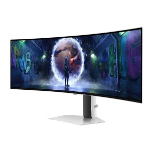 Monitor Samsung 49" LS49DG934SUXEN, Curvature: 1800R, Diagonal (inch): 49, Diagonal (cm): 124, Aspect ratio: 32:9, Panel: QD-OLED, Resolution: 5120x1440, Refresh Rate: 240Hz, Response time GtG: 0.03ms, Brightness (max): 250 cd/m², Contrast (static) :