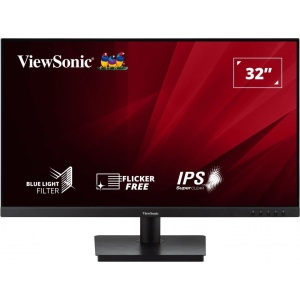 Monitor ViewSonic 32" VA3209-MH, Diagonal (inch): 32, Diagonal (cm): 81, Aspect ratio: 16:9, Panel: IPS, Resolution: 1920x1080, Refresh Rate: 75Hz, Response time GtG: 4ms, Brightness (max): 250 cd/㎡, Contrast (static) : 1200:1, Contrast (dynamic): 50M:1, - Img 1