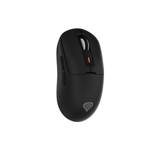 Mouse gaming wireless Gensesis Zircon 660, senzor optic Pixart PAW3311, interfata USB, rezolutie maxima 12000 DPI, numar butoane 6, iluminare RGB, switch mecanic Huano Purple 90M, negru