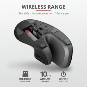 Mouse Trust Verro Ergonomic 1600 DPI, ng - Img 5